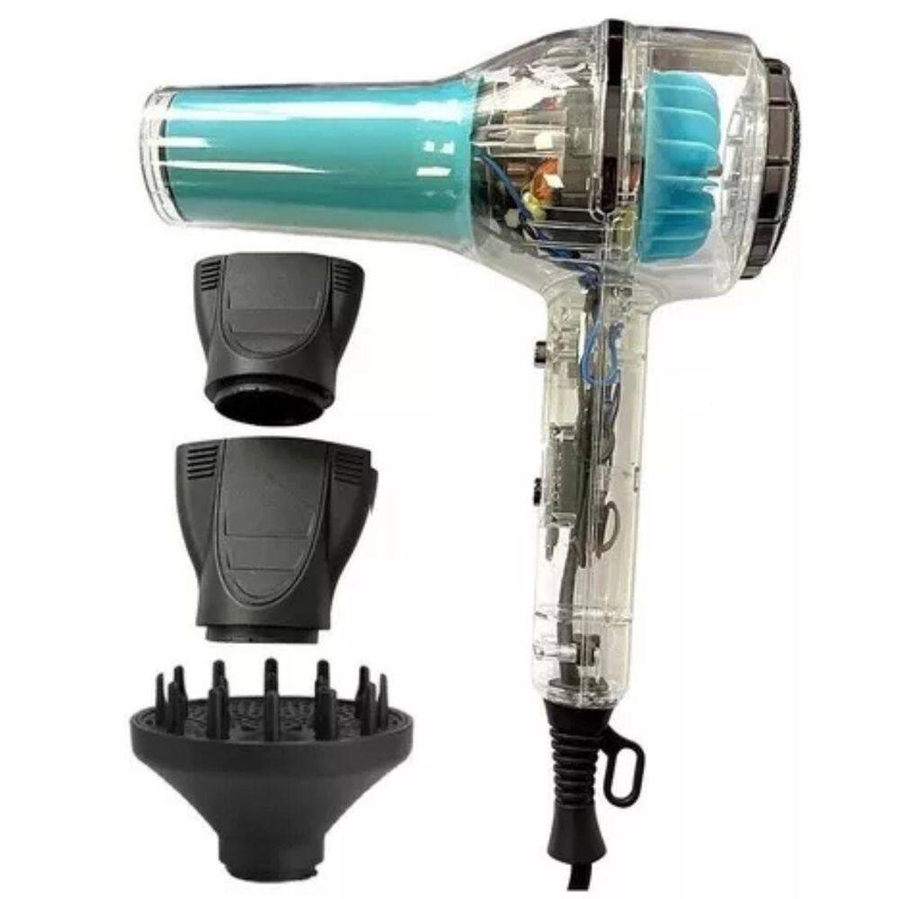 Secador De Cabelo Turbo Azul 110V
