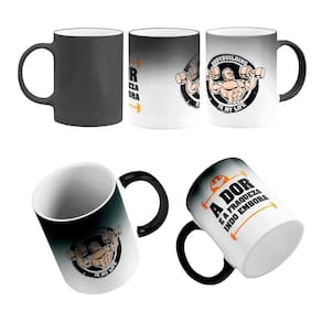 Caneca mágica dor fraqueza indo embora bodybuild academia