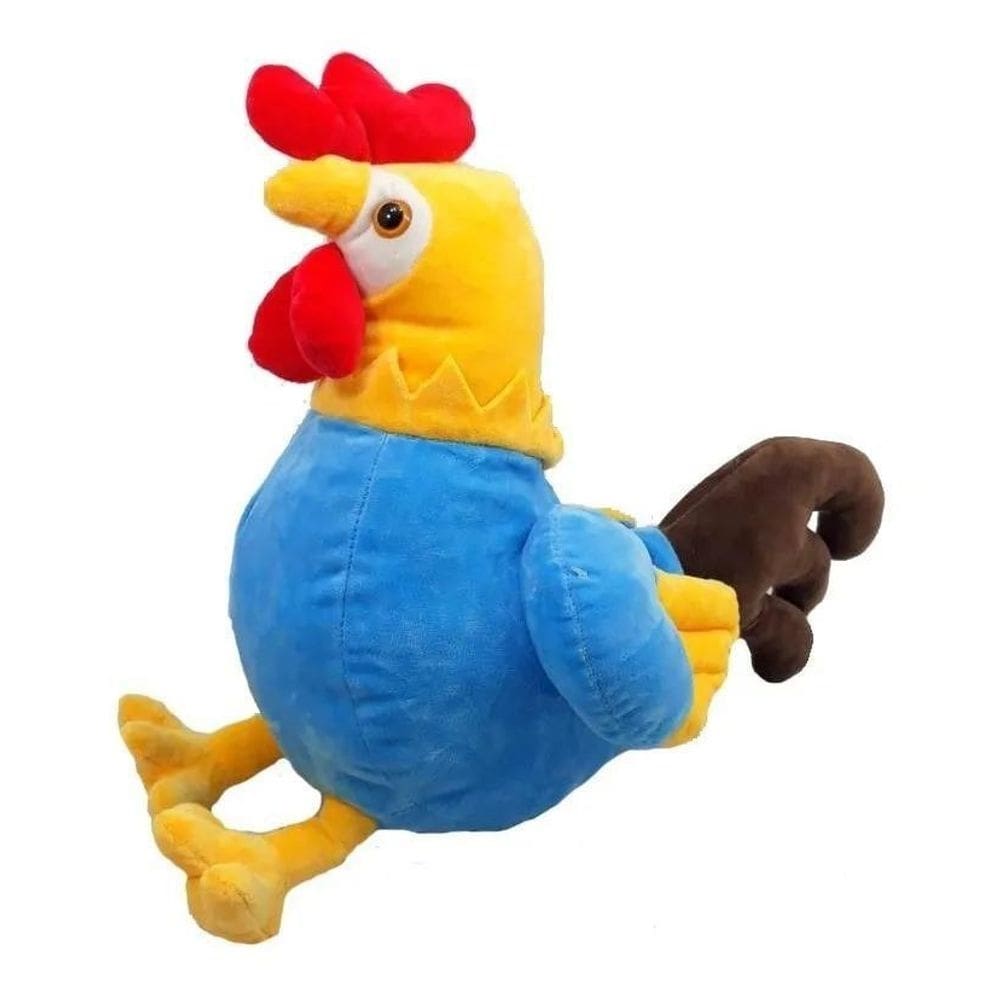Galo azul pelúcia 37 cm altura  fofy