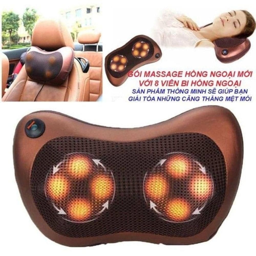 Almofada Massageadora Movimentos Shiatsu Com Infravermelho