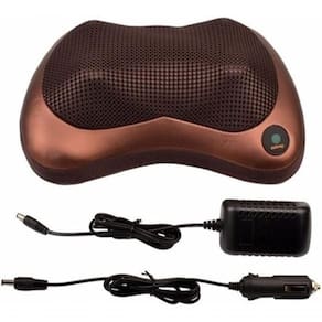 Almofada Encosto Massageador Movimentos Shiatsu Lombar Infravermelho Pescoço Veicular