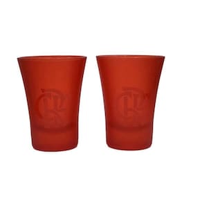 Copo  prime shot vermelho almix 60ml do mengão