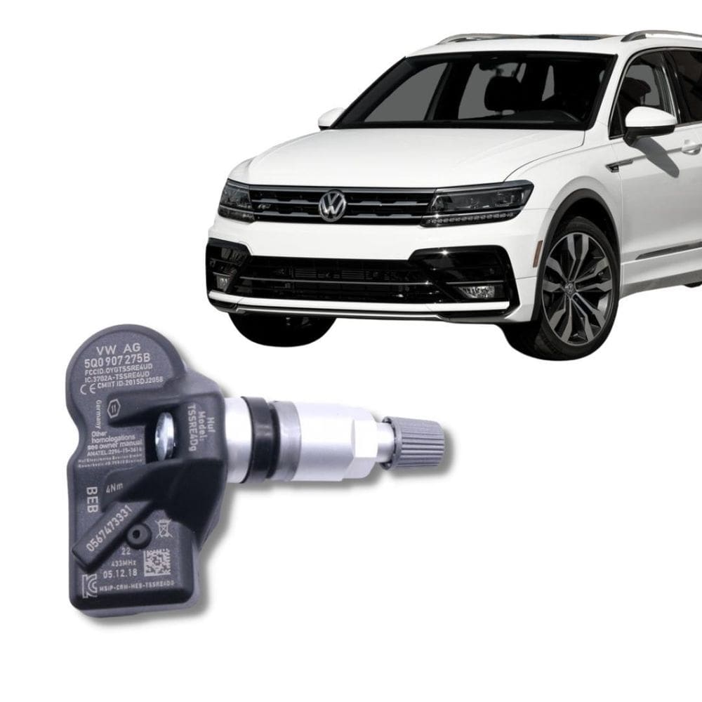 Sensor pressão pneu tpms vw tiguan 2018 a 2022 5q0907275b