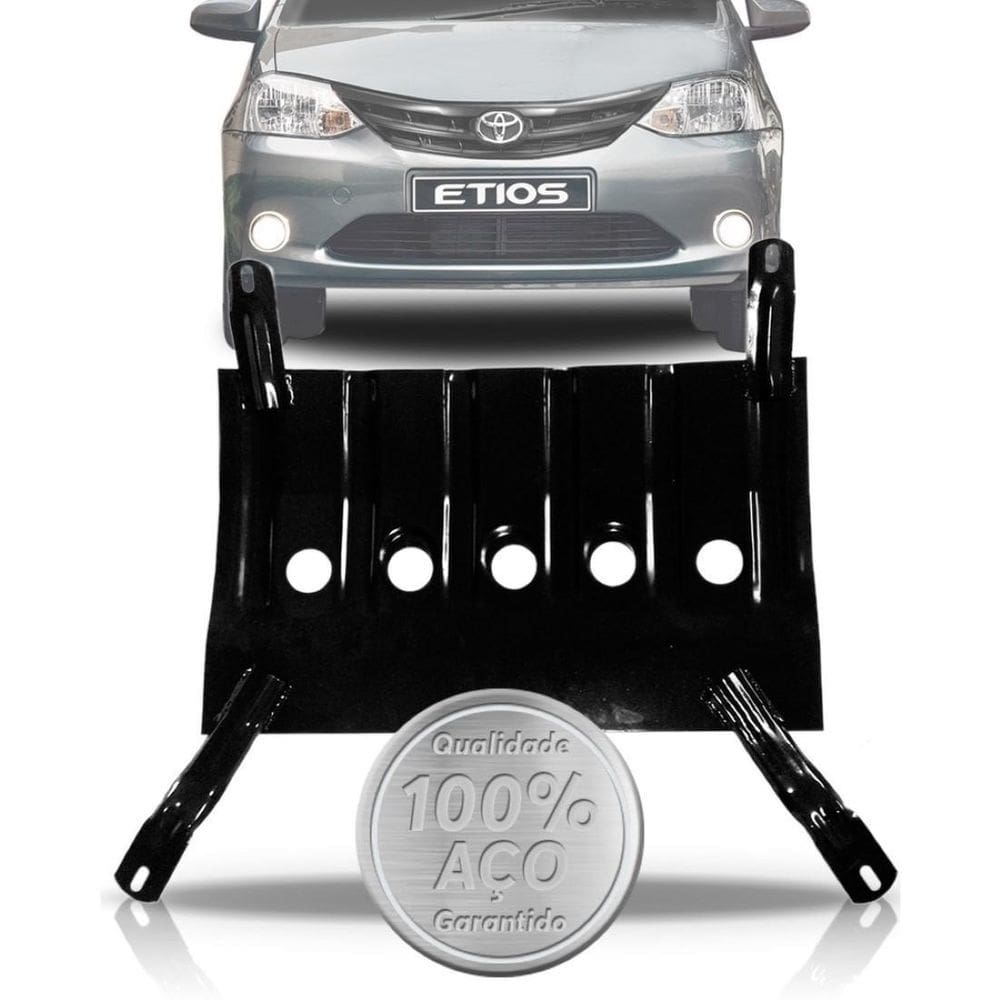 Protetor carter peito de aço toyota etios 2013 a 2017