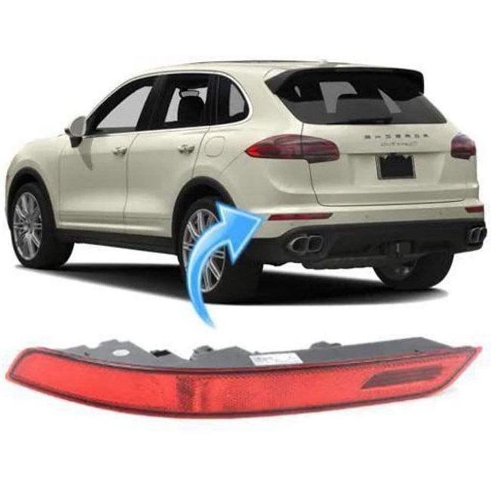 Lanterna parachoque traseiro cayenne 2015 à 2017 - esquerdo