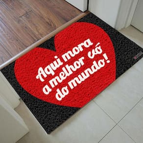 Tapete capacho personalizado - melhor vó do mundo 60x40