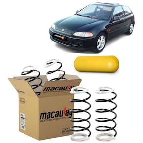 Par de molas reforçadas gnv - honda civic 2000