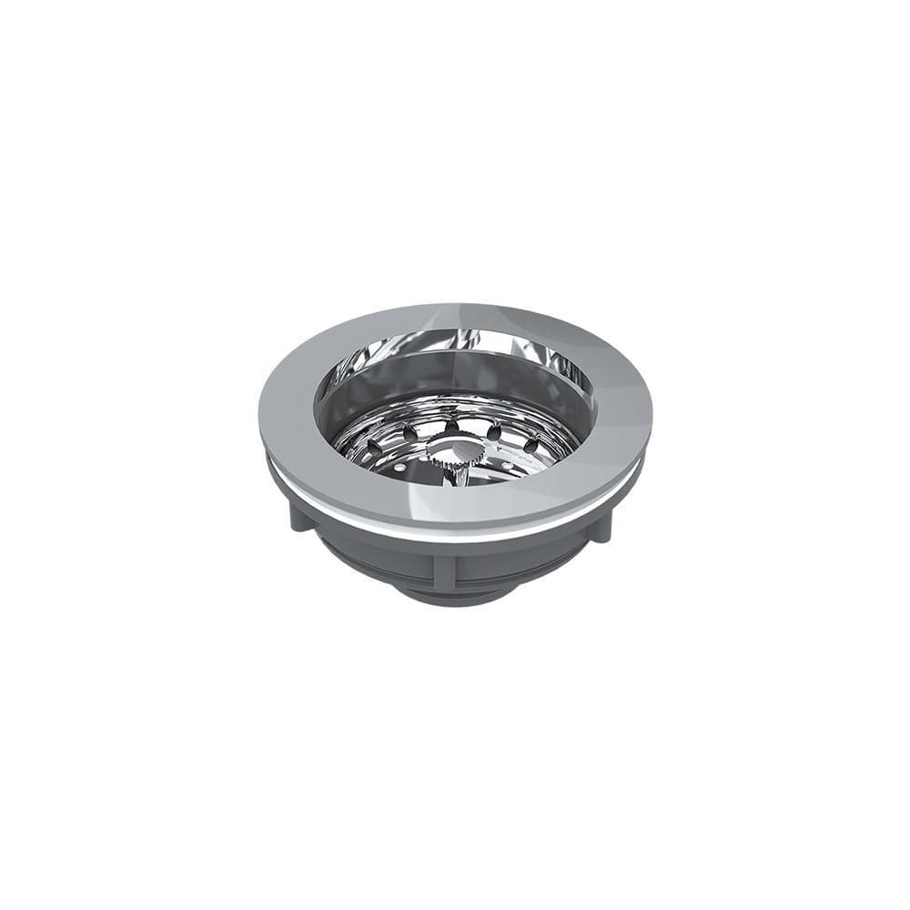 Válvula para pia americana 3 1/2 e 1 1/2 inox 101644