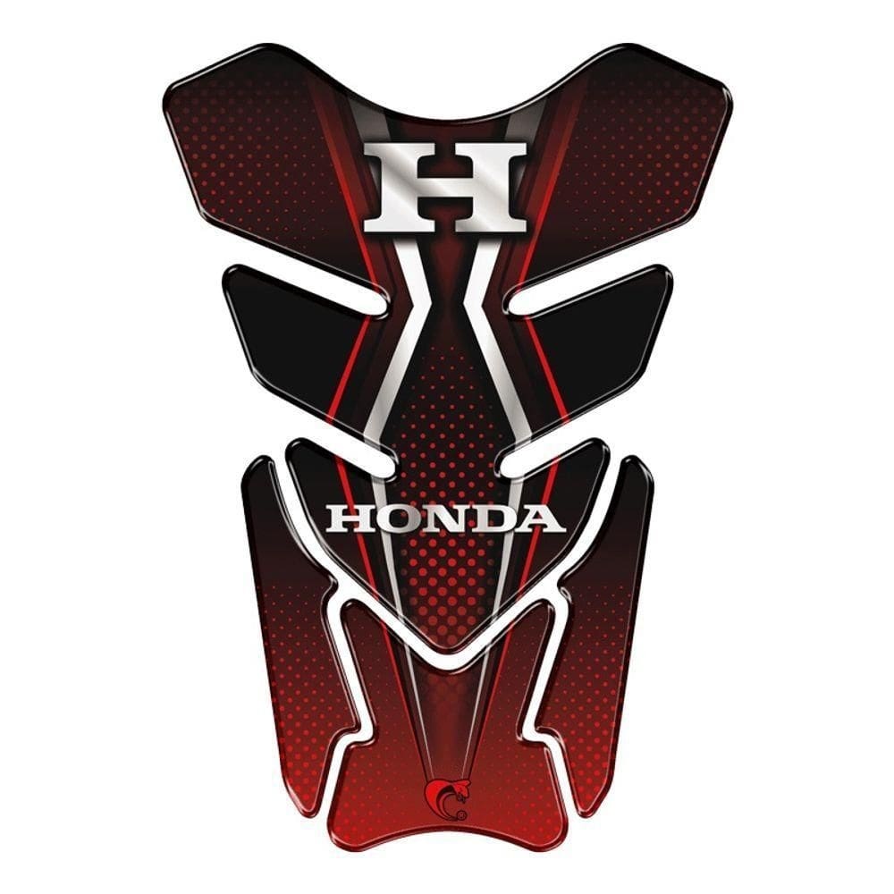 Adesivo Resinado Protetor De Tanque Moto Honda Universal Vermelho Cor Vermelho