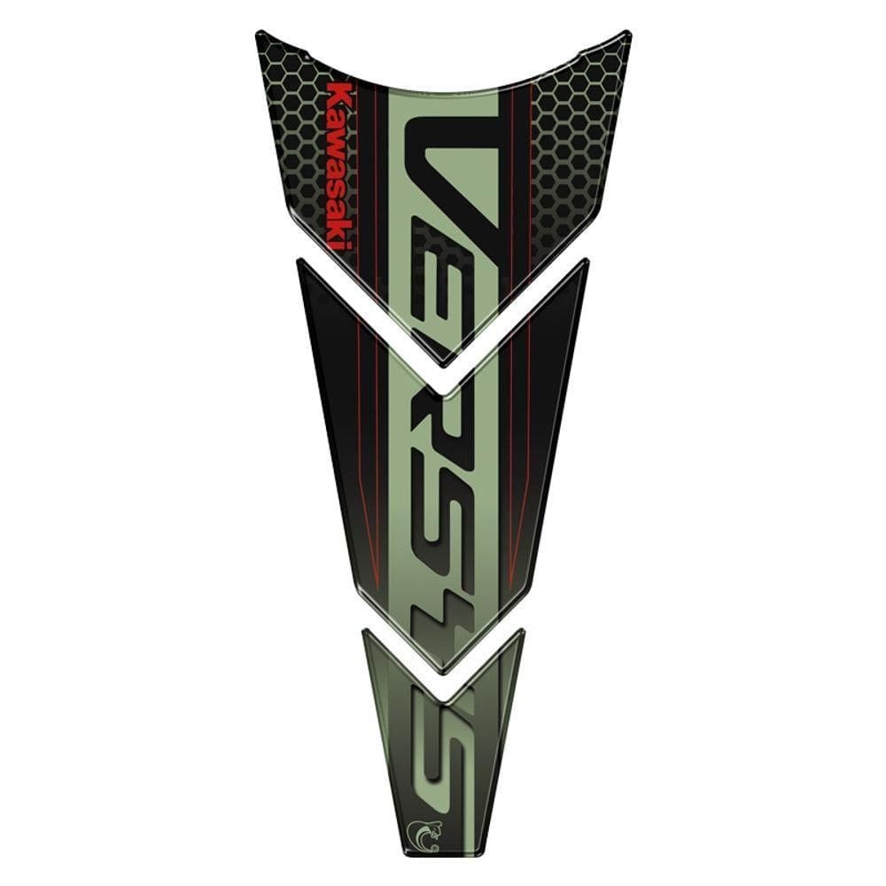 Adesivo Resinado Protetor De Tanque Moto Kawasaki Versys Cor Vermelho