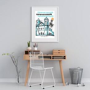 Quadro Salvador Igreja Bonfim - 60X48Cm