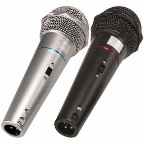 Kit 2 Microfones Com Fio + 2 Cabo 3M Csr Csr505