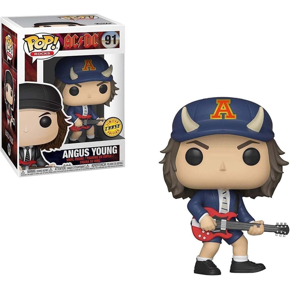 Funko Pop! Rocks: AC/DC - Angus Young #91 Chase Limited Edition