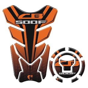 Kit Adesivo Protetor De Tanque E Bocal Honda Cb 500F + 2018 Laranja Laranja