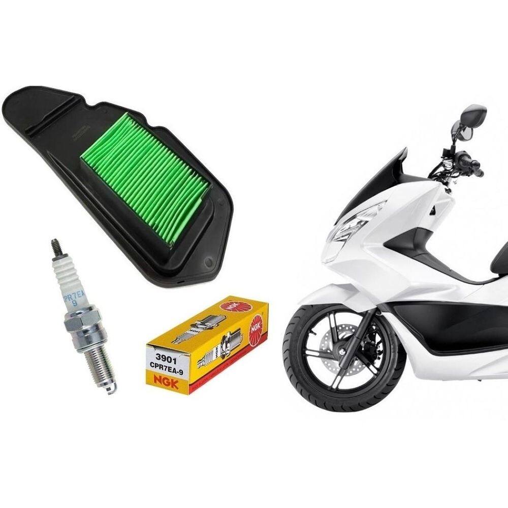 Filtro de ar oleo mobil vela ngk pcx 150 de 2013 ate 2021