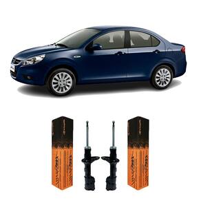 2 amortecedor suspensão dianteira jac j3 sedan 13