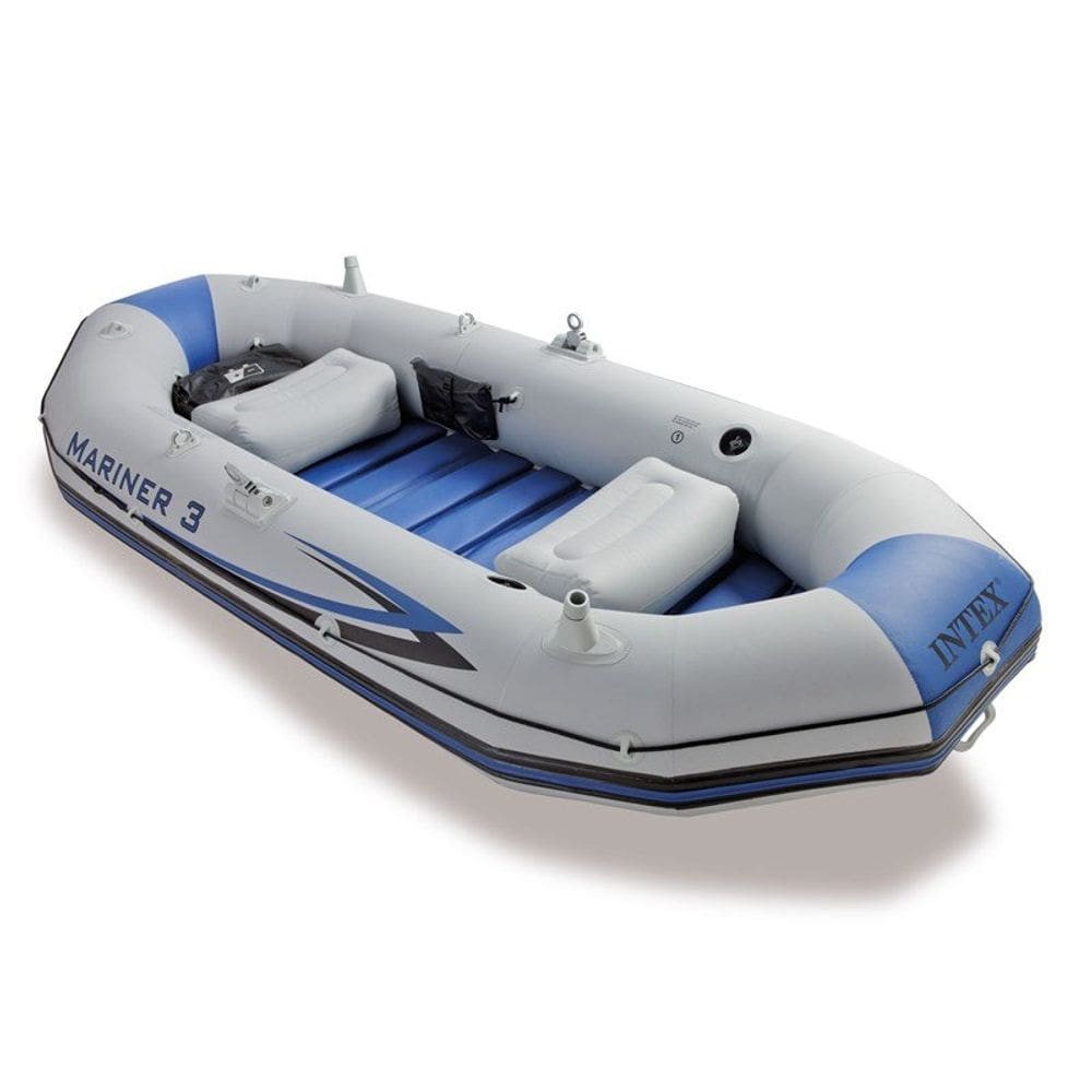 Bote inflável intex mariner 3 com acessórios 297cm até 300kg