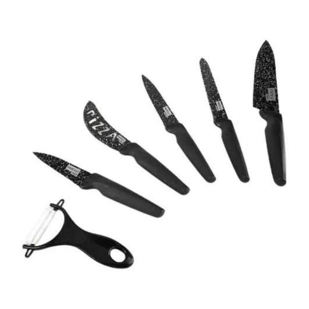 Conjunto kit de facas em inox fratelli 6 peças