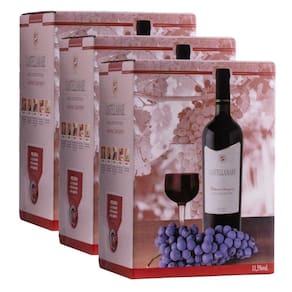 Vinho Cabernet Sauvignon Bag-In-Box 3L Castellamare Kit 3
