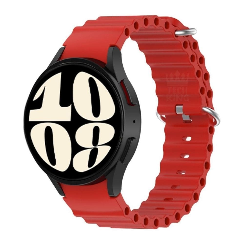 Pulseira Correa De Silicone Ondulada Para Galaxy Watch6 40Mm
