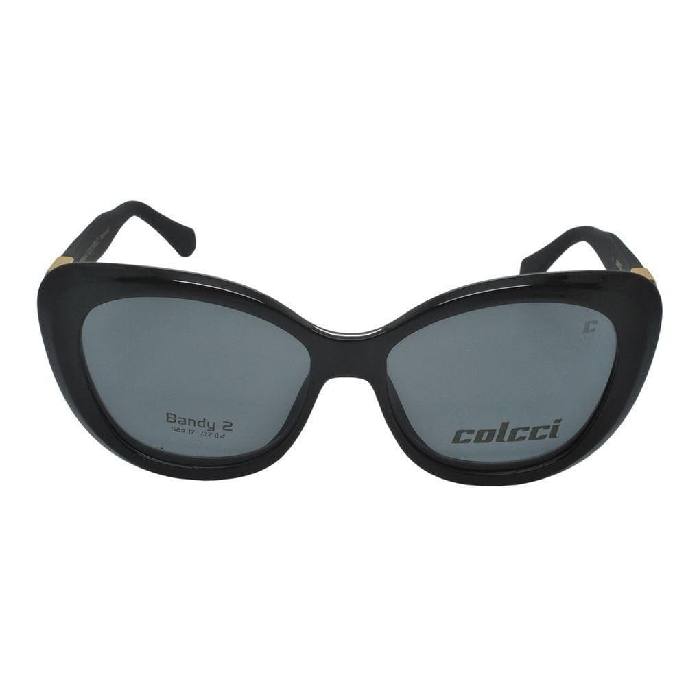 Armação colcci bandy 2 c6123a1452 clip-on preto c6123 52