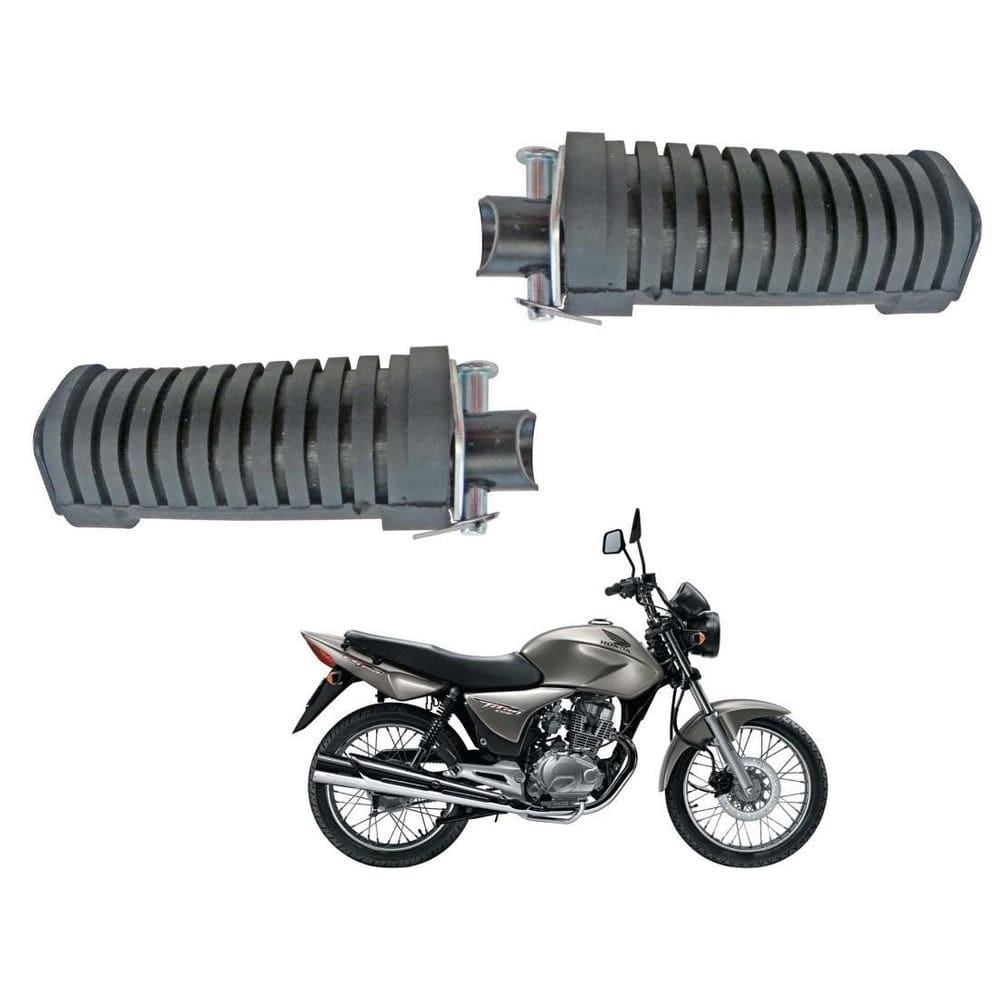 Par pedaleira traseira cg titan fan 125 150 esd es