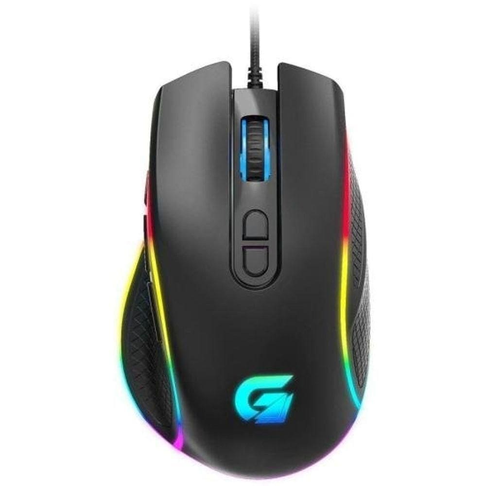 Mouse Gamer Fortrek Cruiser New Edition 12000 Dpi Rgb Preto