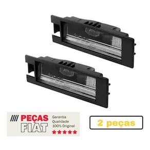 Lanterna 2pçs luz placa traseira grand siena 2013