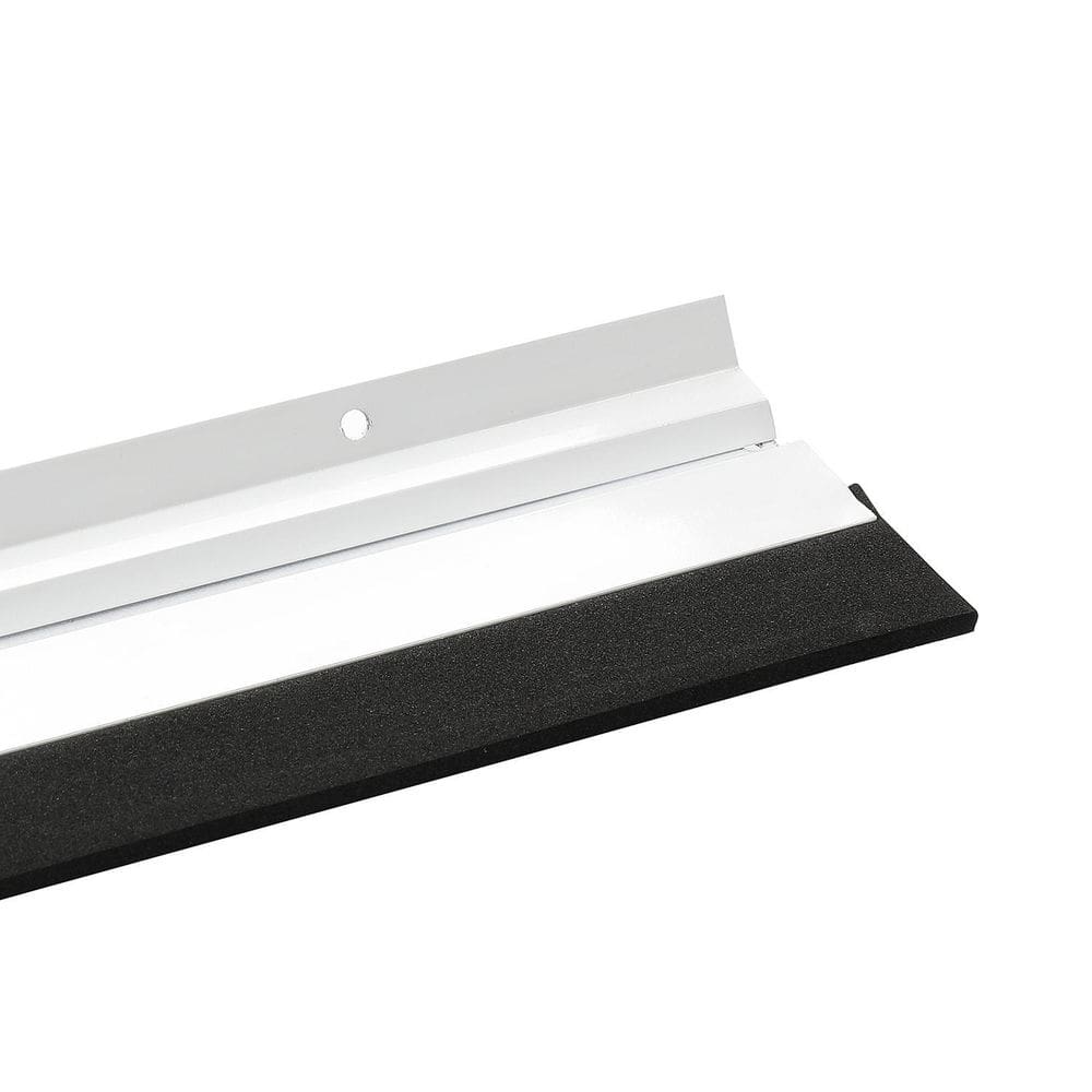 Friso de vedação em alumínio - 100 cm - branco - kit 2 pçs