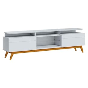 Rack Bancada Classic 2 Gavetas com Nicho 2.2 Branco Acetinado - Imcal