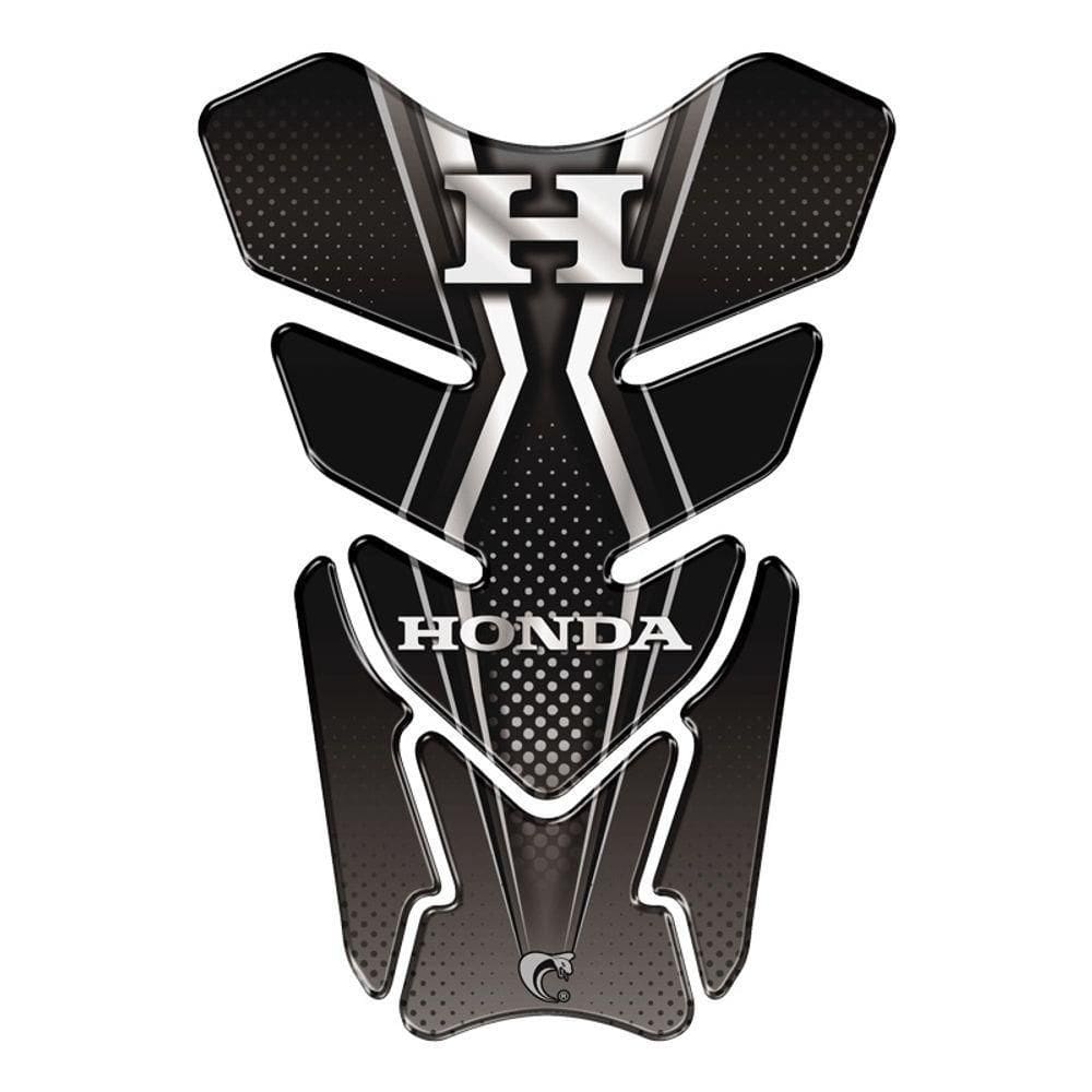 Adesivo Resinado Protetor De Tanque Moto Honda Universal Preto Cor Preto