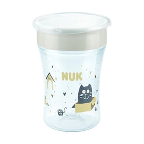 Copo de treinamento infantil 360º magiccup 230ml cat dog nuk