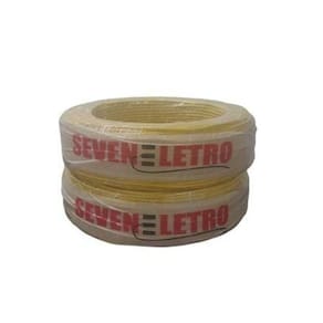 Kits fios elétricos 4mm - amarelo - 3 rolos de 100 metros.