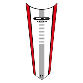 Adesivo Faixa Gravata Tanque Moto Cg Titan 125/150/160 Vermelho Cor Cg 160