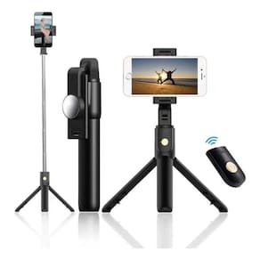 Tripé bastão celular selfie vertical horizontal bluetooth 60