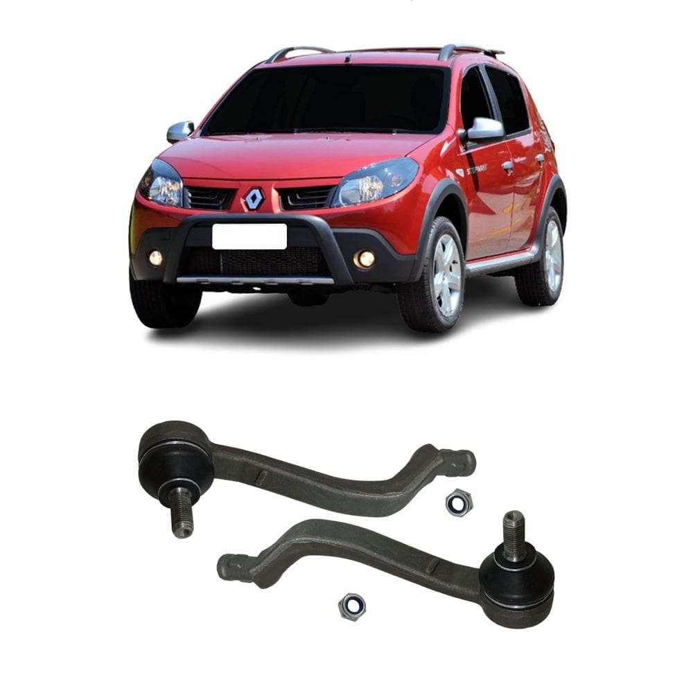 Par ponteira terminal de direção sandero stepway 2009 a 2013