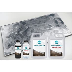 Kit porcelanato líquido metálico prata platina / cinzaferro