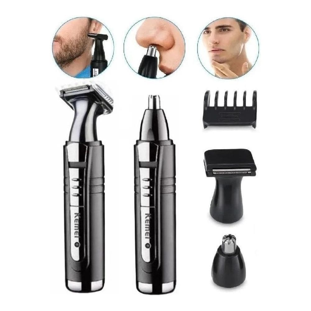 Maquina Aparador Pelo Nariz Barba Cabelo Kemei Km6511