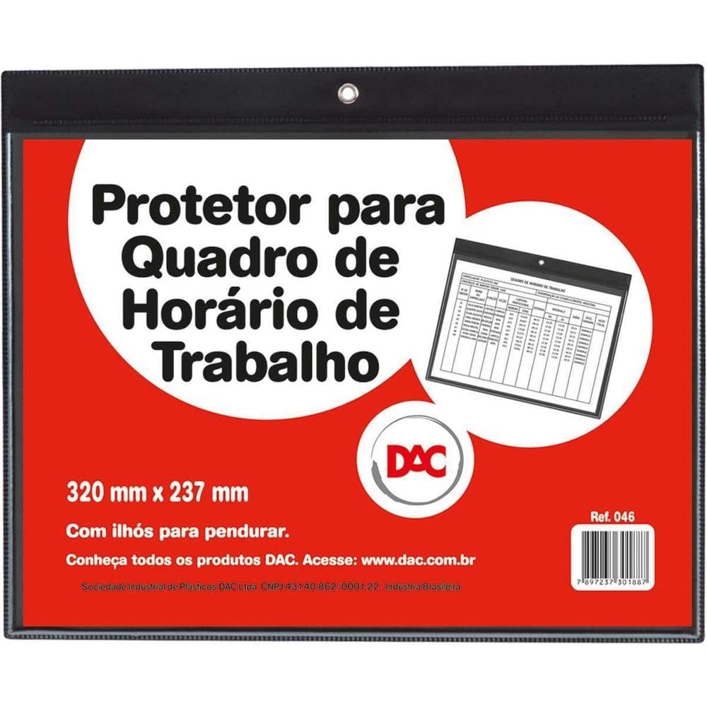 P/Quadro De H.Trab.320X237Mm