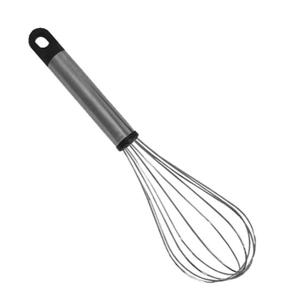 Batedor de ovos massas profissional fouet aço inox 24 cm