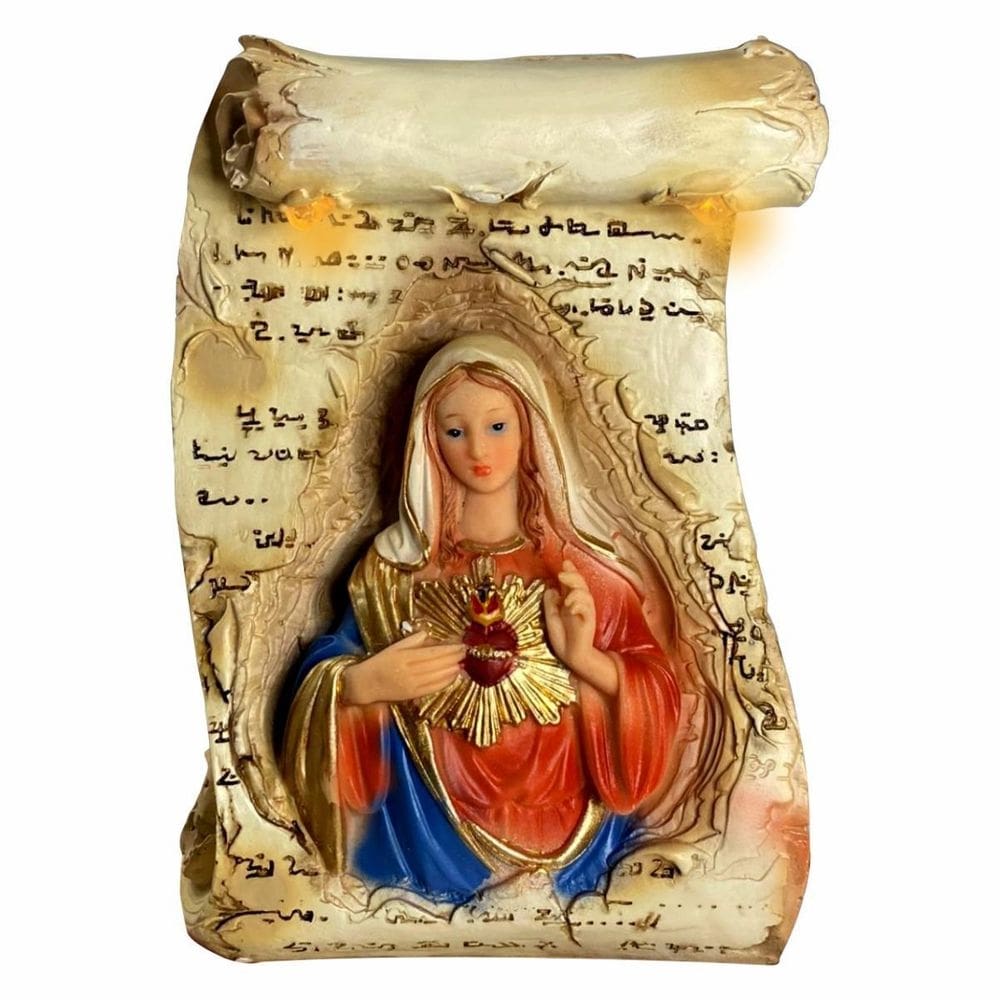 Imagem Pergaminho Imaculado Coração Maria