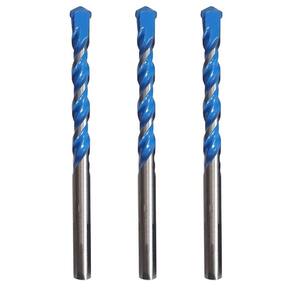 Kit 3 brocas 10mm multifunção multimaterial fura tudo md