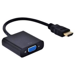 Cabo adaptador conversor hdmi x vga 15 cm