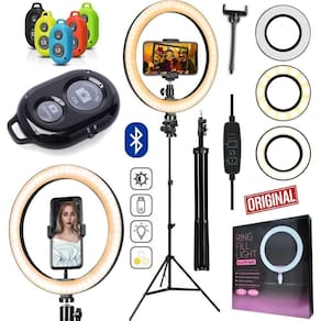 Aro luz hing light grande iluminador led blogueiro makeup
