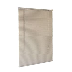 Persiana horizontal cortina pvc bege 60 l x 80 a cm 0,60 x