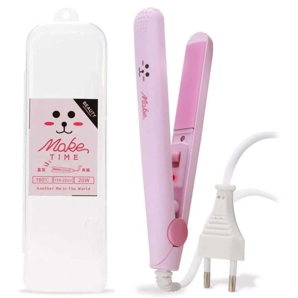 Mini Chapinha Prancha De Bolsa Portátil Cabelo