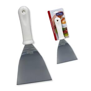 Espátula premium reta profissional de cozinha inox durável