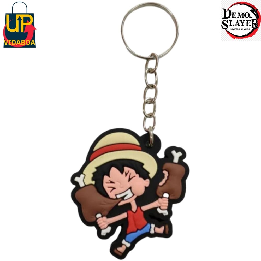Chaveiro One Piece  - Luffy D. Monkey Comendo