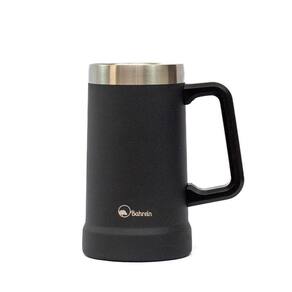 Caneca térmica preta puro inox ,parede dupla, verde, 709 ml