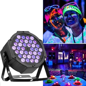 Luzes Canhão 36 Led Preto Bivolt